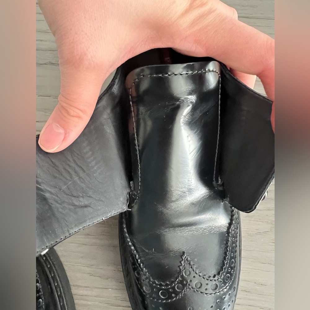 PRADA Classic Black Double Monk Strap Brogues - Women's - Picture 11 of 15